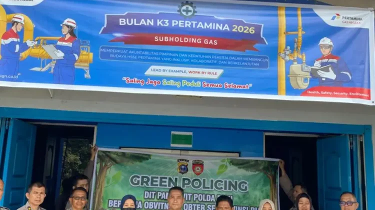PGN Pekanbaru dukung Green City bersama Polda